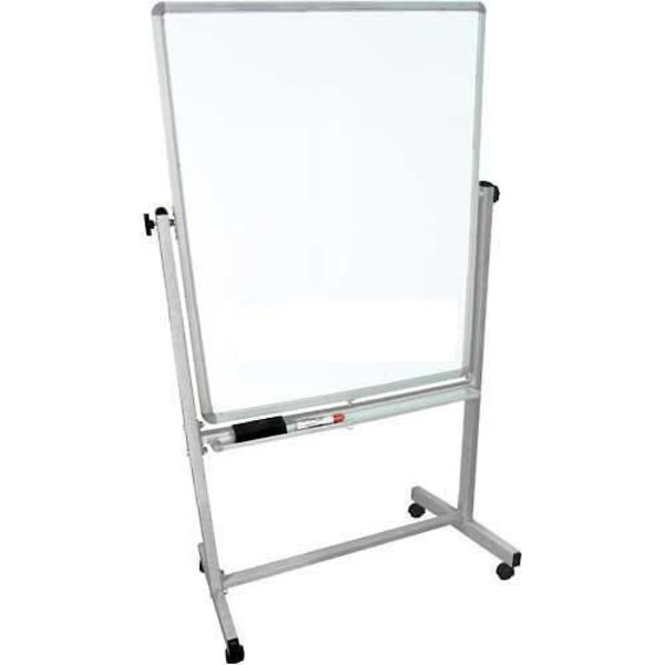 Global Industrial Mobile Double Sided Magnetic Whiteboard, 36 x 48 B859968